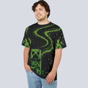 Creeper vs Enderman Print Tee