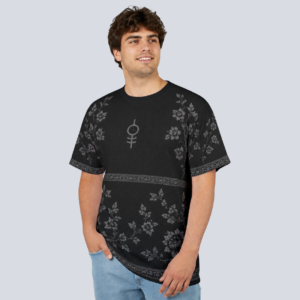 Gothic Floral Print Tee