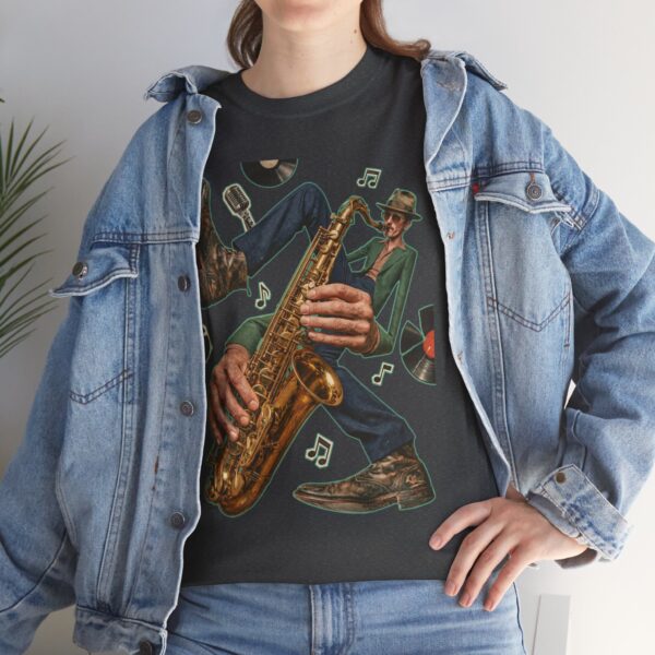 4845998008008423095_2048.jpeg Saxophone Player Graphic Tee