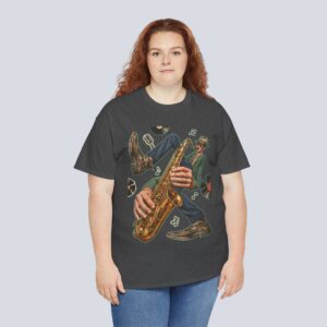 Saxophone Player Graphic Tee