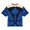 Baroque Blue Floral Print Tee