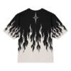 Black Flame Print Tee