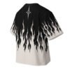 Black Flame Print Tee