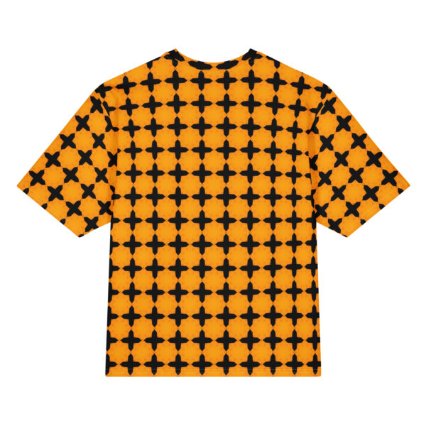 Amber Crosshatch Printed Tee