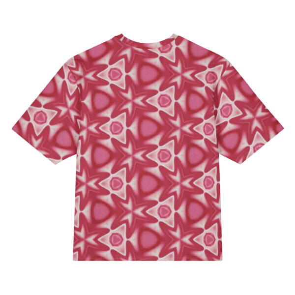 Crimson Kaleidoscope Printed Tee