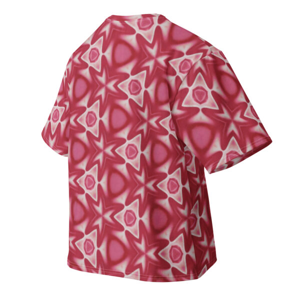 Crimson Kaleidoscope Printed Tee