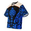 Baroque Blue Floral Print Tee