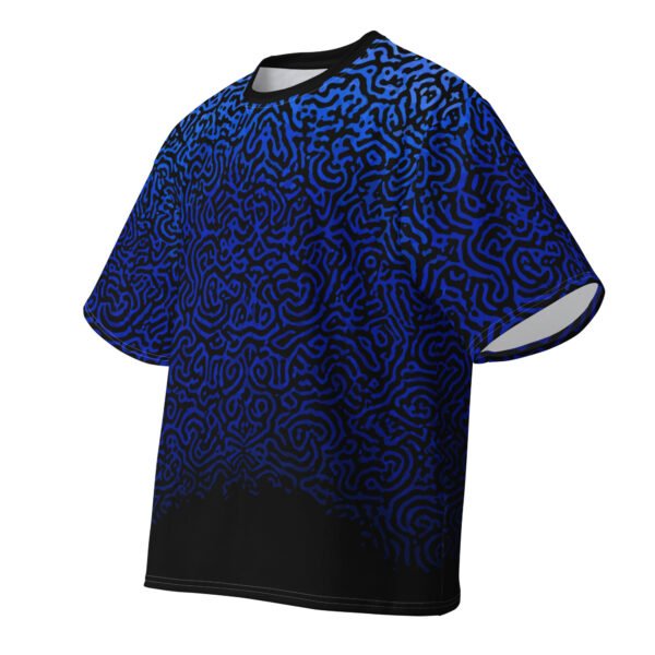 Blue Maze Gradient Print Tee