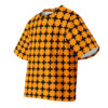 Amber Crosshatch Printed Tee