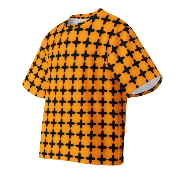 Amber Crosshatch Printed Tee