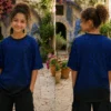 Blue Maze Gradient Print Tee