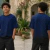 Blue Maze Gradient Print Tee