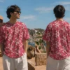 Crimson Kaleidoscope Printed Tee
