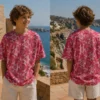 Crimson Kaleidoscope Printed Tee