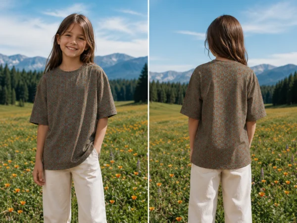 Desert Geometry Printed Tee