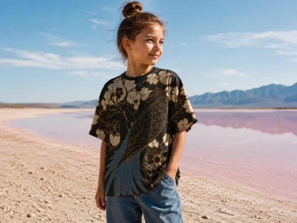 Floral Phoenix Print Tee