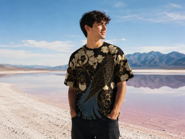 Floral Phoenix Print Tee