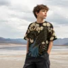 Floral Phoenix Print Tee