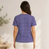 Indigo Bloom Printed Tee