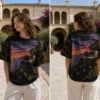 Sunset Coast  Print Tee