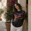 Sunset Coast  Print Tee