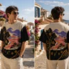 Sunset Villa Cream male Sunset Villa Cream Print Tee