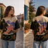 Sunset Villa Cream teen Sunset Villa Cream Print Tee
