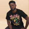 unisex-classic-tee-black-front-2-6a8034b51afa3.jpg Lucky Duck Graphic Tee