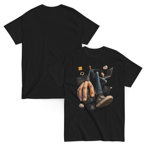 unisex-classic-tee-black-front-and-back-6a8037a7553c3.jpg Programmer Graphic Tee