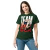 unisex-classic-tee-forest-green-front-6a802bf55bb12.jpg USA Pride Soccer Graphic Tee