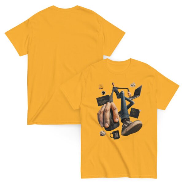 unisex-classic-tee-gold-front-and-back-6a8037a755426.jpg Programmer Graphic Tee