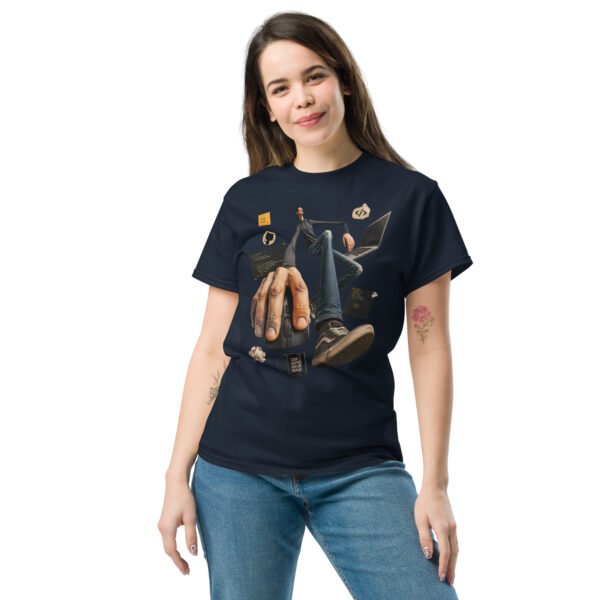 unisex-classic-tee-navy-front-6a8037a753d64.jpg Programmer Graphic Tee