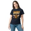 unisex-classic-tee-navy-front-6a80520ee9812.jpg Busy Bee Graphic Tee