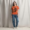 unisex-classic-tee-orange-front-6a80454d19e08.jpg Young Wizard Graphic Tee