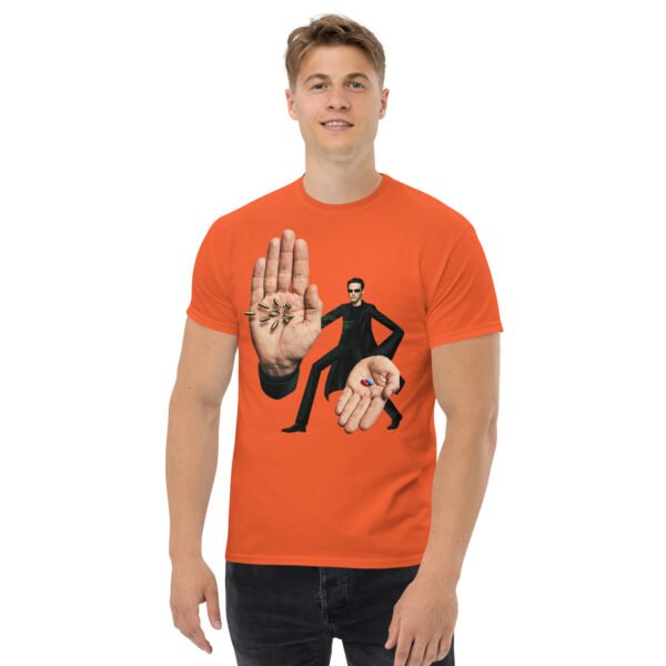 unisex-classic-tee-orange-front-6a804e5ca0419.jpg Neo Graphic Tee