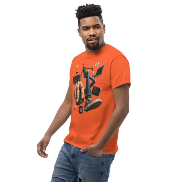 unisex-classic-tee-orange-left-front-6a8037a753103.jpg Programmer Graphic Tee