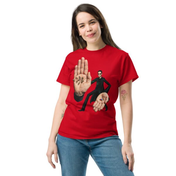 unisex-classic-tee-red-front-6a804e5ca1b9a.jpg Neo Graphic Tee