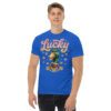 unisex-classic-tee-royal-front-6a8034b519b44.jpg Lucky Duck Graphic Tee