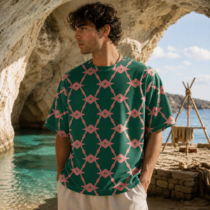 Verdant Bloom male main Verdant Bloom Print Tee