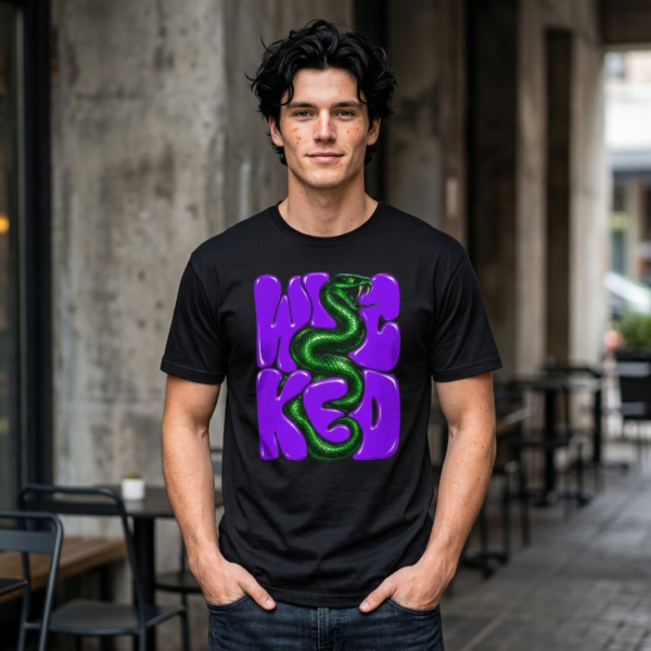Wicked Snake Halloween Graphic T-Shirt
