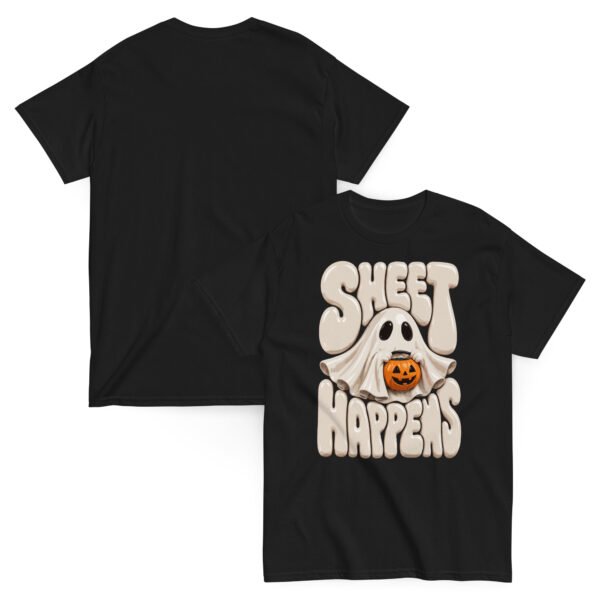 Sheet Happens Halloween Graphic T-Shirt