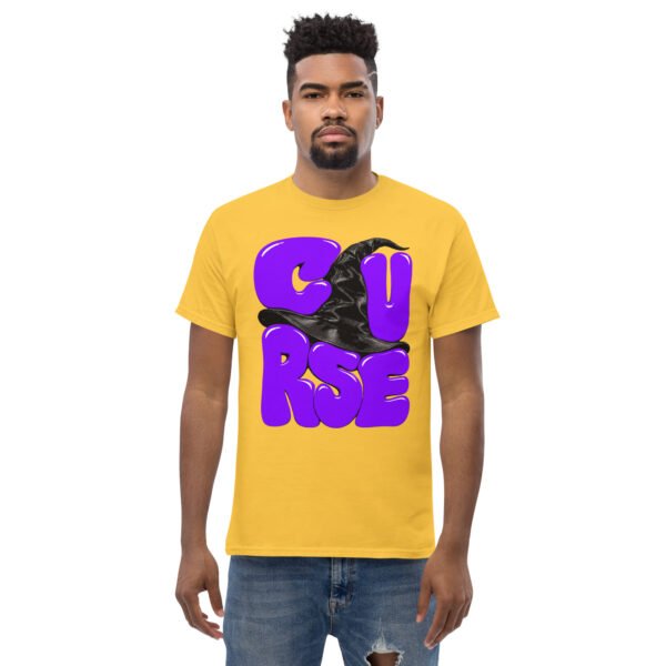 unisex-classic-tee-daisy-front-6aa50df613069.jpg Curse Witch Hat Graphic T-Shirt