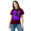 unisex-classic-tee-maroon-front-6aa50df613794.jpg Curse Witch Hat Graphic T-Shirt
