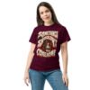 unisex-classic-tee-maroon-front-6aaa6a67b6754.jpg Doll Horror Graphic Tee