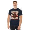 unisex-classic-tee-navy-front-6aaa6a67b5b37.jpg Doll Horror Graphic Tee
